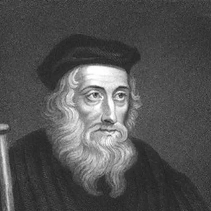 John Wycliffe — Représentation postérieure : aucun portrait d’époque connu