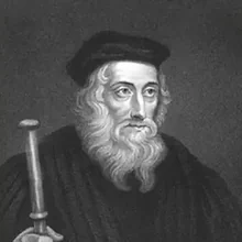 John Wycliffe — Représentation postérieure : aucun portrait d’époque connu